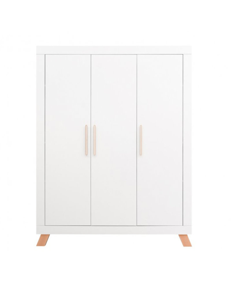 Bopita Armoire 3-portes Lisa Blanc/Naturel