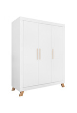 Bopita Armoire 3-portes Lisa Blanc/Naturel