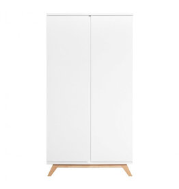 Bopita Armoire 2-portes XL sans pinces Lynn Blanc/Naturel