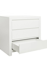 Bopita Commode avec 3 tiroirs Thijn Blanc