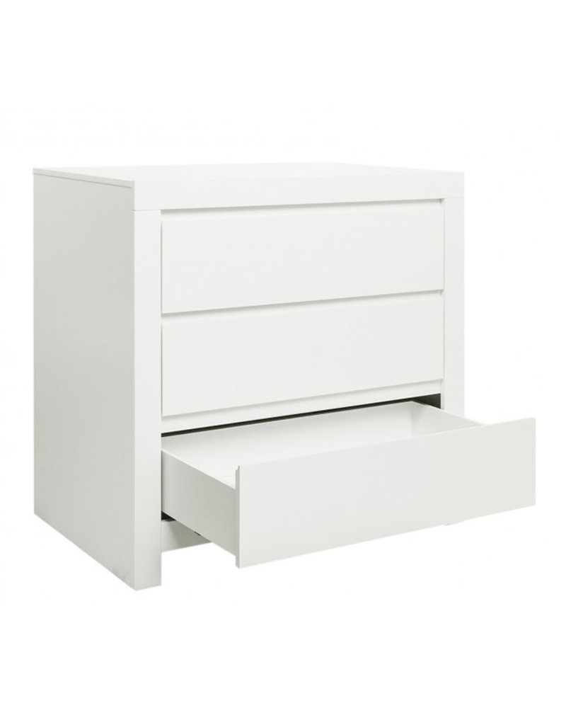 Bopita Commode avec 3 tiroirs Thijn Blanc