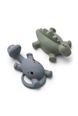 Liewood Algi Dino Bath Toys 2 Pack - Blue mix