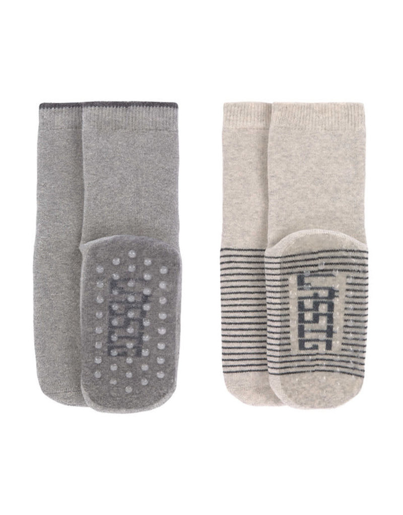 Lässig Lässig - Anti-slip Socks Grey / Beige