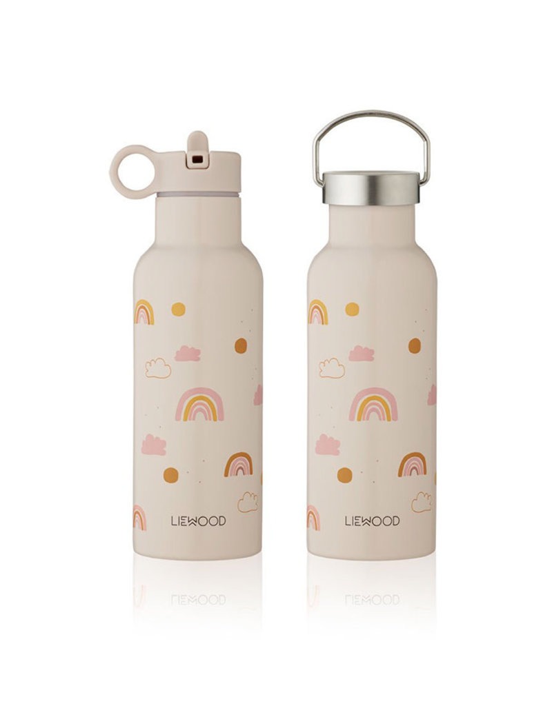 Liewood Liewood - Neo Water Bottle 500ml Rainbow love mix