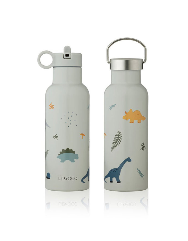 Liewood Liewood - Neo Water Bottle 500ml Dino dove blue mix