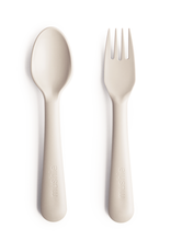 Mushie Fork and Spoon Set (Ivory)