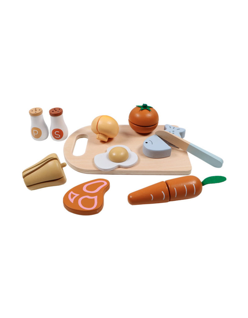 Tryco Tryco - Wooden Chopping Board With Food