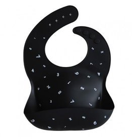 Mushie BAVOIR EN SILICONE - BLACK NUMBERS