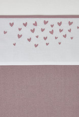 Meyco LEDIKANTLAKEN HEARTS - LILAC - 100X150CM