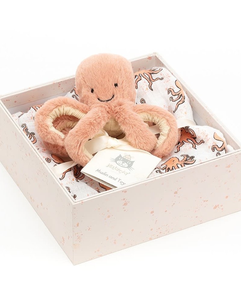 JellyCat Odell Octopus Gift Set