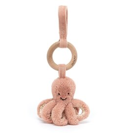 JellyCat Odell Octopus Wooden Ring Toy