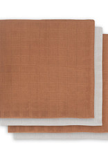 Jollein Hydrofiel Multidoek Bamboe 70x70cm - Caramel - 4 Stuks