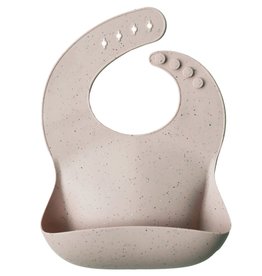 Mushie Bavoir en silicone - Shifting sand terrazzo