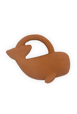 Jollein Bijtring Rubber Whale - Caramel