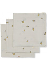 Konges Sløjd Muslin Cloth 3pcs Lemon