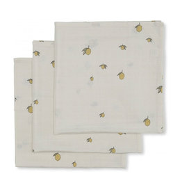 Konges Sløjd 3 pack Hydrofiele doek lemon