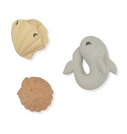 Konges Sløjd Bath toys Ocean Whale / Shell / Clam