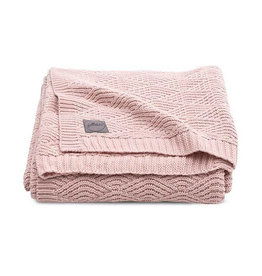 Jollein Wieg Deken River Knit 75x100cm - Pale Pink