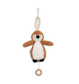 Jollein Muziekhanger Pinguin caramel