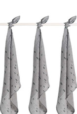 Jollein Hydrofiel Multidoek Spot 70x70cm - Storm Grey - 3 Stuks