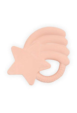 Jollein Bijtring Falling Star - Pale Pink - 100% natuurlijk rubber