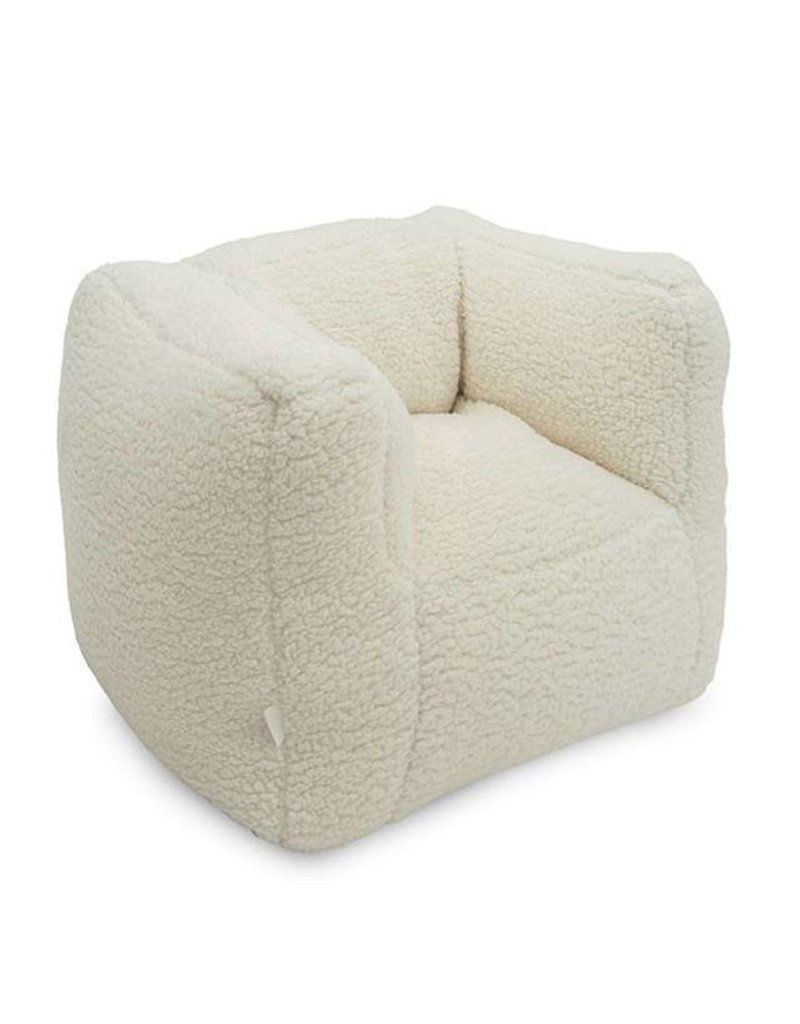 Jollein Kinderfauteuil Beanbag Teddy - Cream White