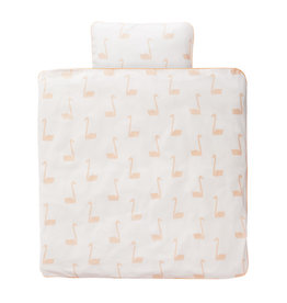 Fresk Donsovertrek Swan Pale Peach 100x135