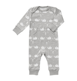 Fresk Pyjama Whale Dawn Grey 0-3m