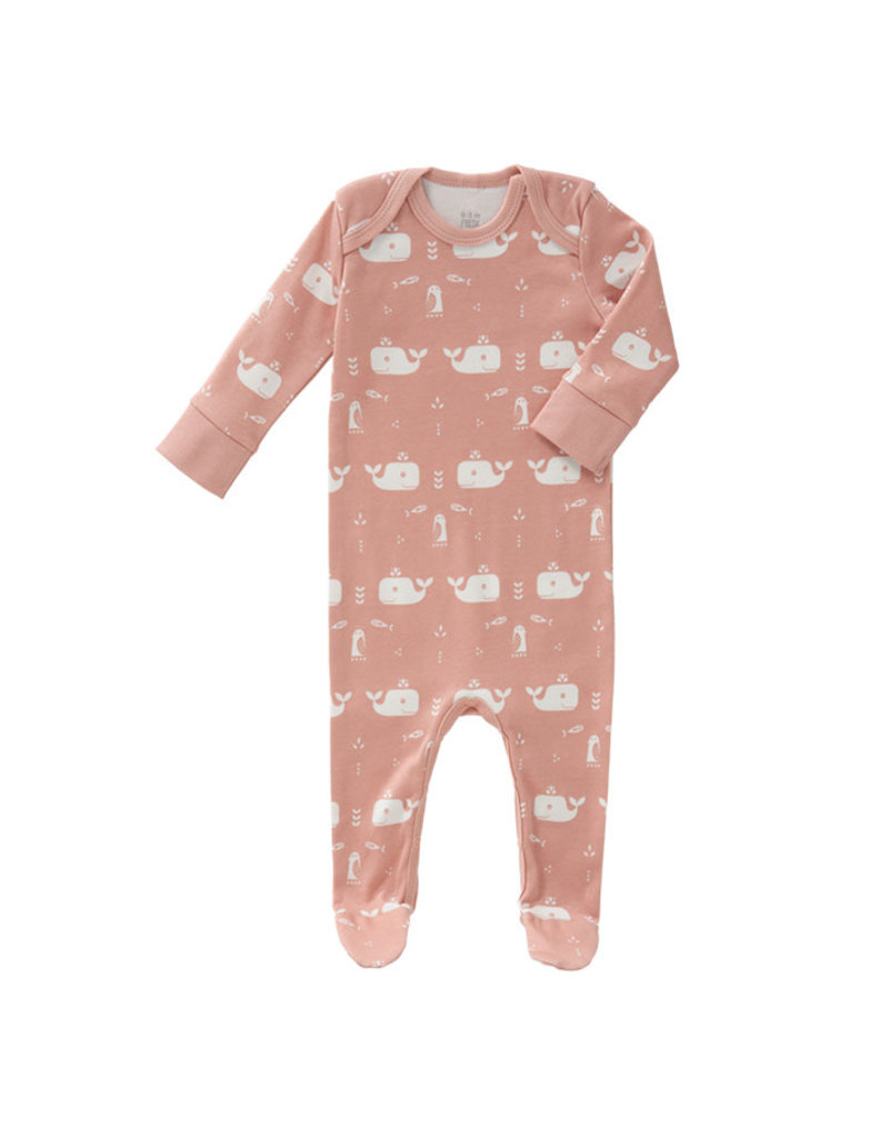 Fresk Pyjama Whale Mellow Rose Newborn