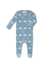 Fresk Pyjama Whale Blue Fog 0-3m