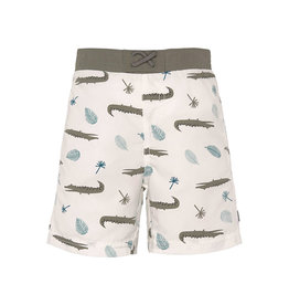 Lässig Board Shorts Boys Crocodile White