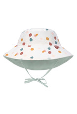 Lässig Sun Protection Bucket Hat Spotted White