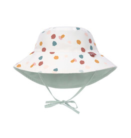 Lässig Sun Protection Bucket Hat Spotted White