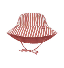 Lässig Sun Protection Bucket Hat Stripes Red