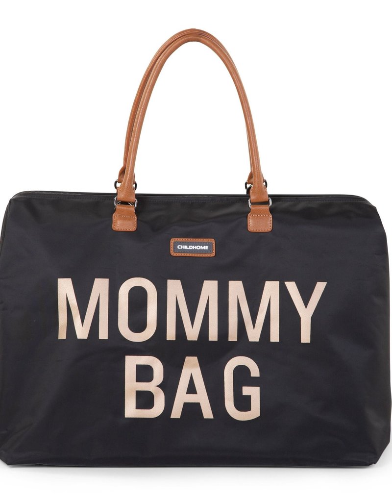 Childhome Mommy Bag Verzorgingstas Zwart Goud