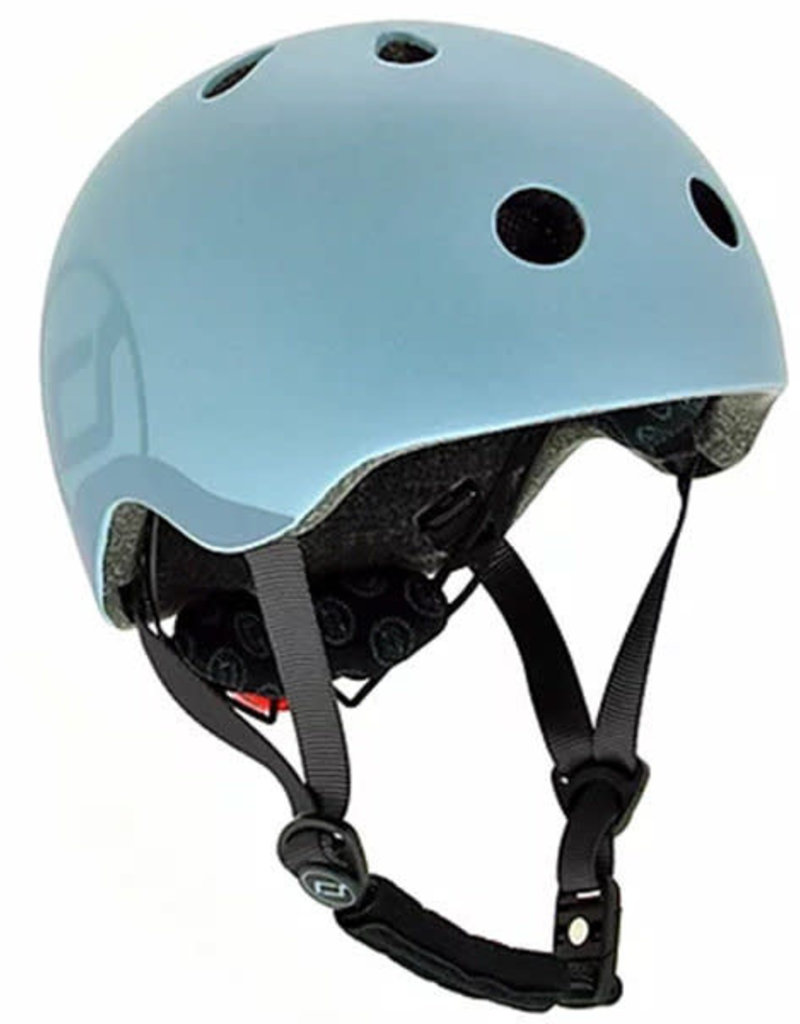 Scoot and Ride Helmet Steel Small