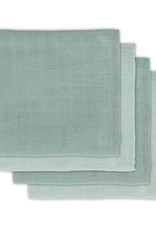 Jollein Hydrofiel Multidoek Bamboe 70x70cm - Ash Green - 4 Stuks