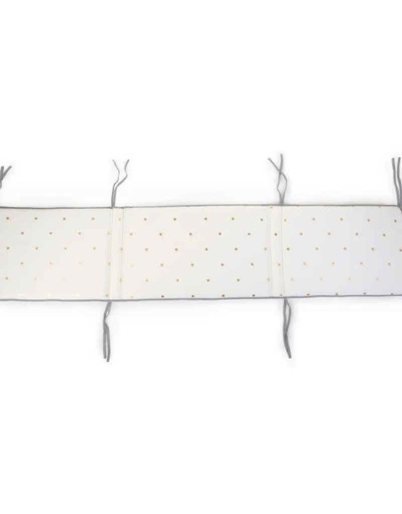 Childhome Bedbeschermer - 35x170 Cm - Jersey - Gold Dots