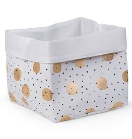 Childhome Opbergmand 32x32x29 Cm - Canvas Gold Dots