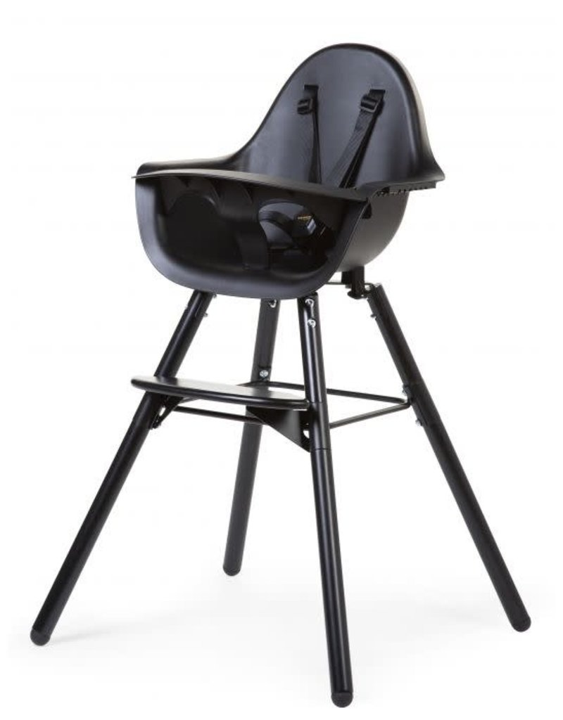 Childhome Evolu 2 chaise haute - réglable en hauteur - noir
