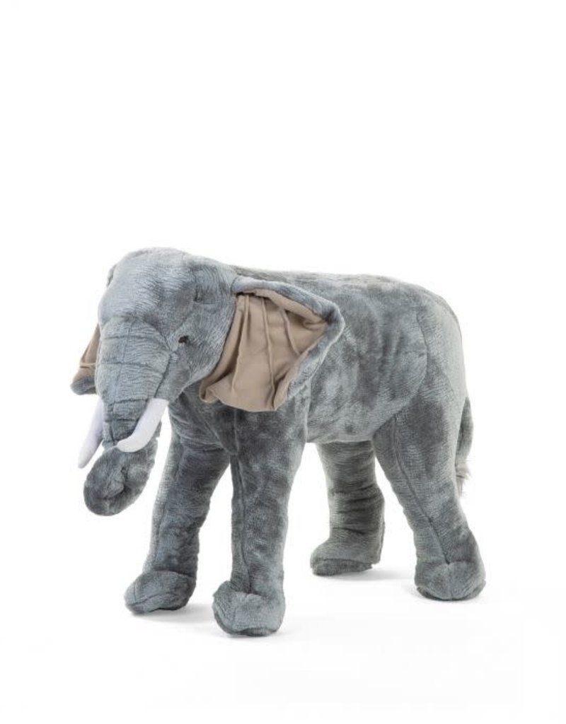 Childhome Staande Olifant Knuffel - 70x40x60 Cm - Grijs