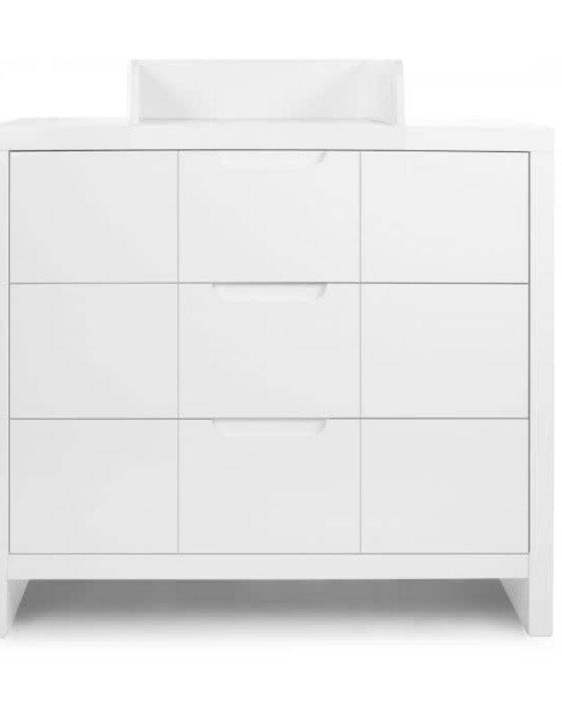 Childhome Quadro White - Commode - 3 Laden + Verzorgingsunit