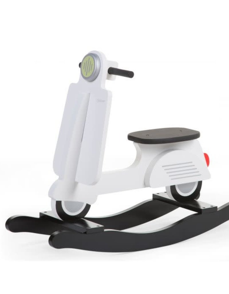 Childhome Schommel Scooter - MDF - Zwart Wit