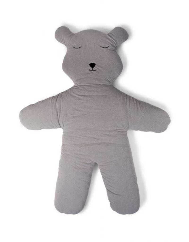 Childhome Speelmat Teddybeer - 150 Cm - Jersey - Grijs