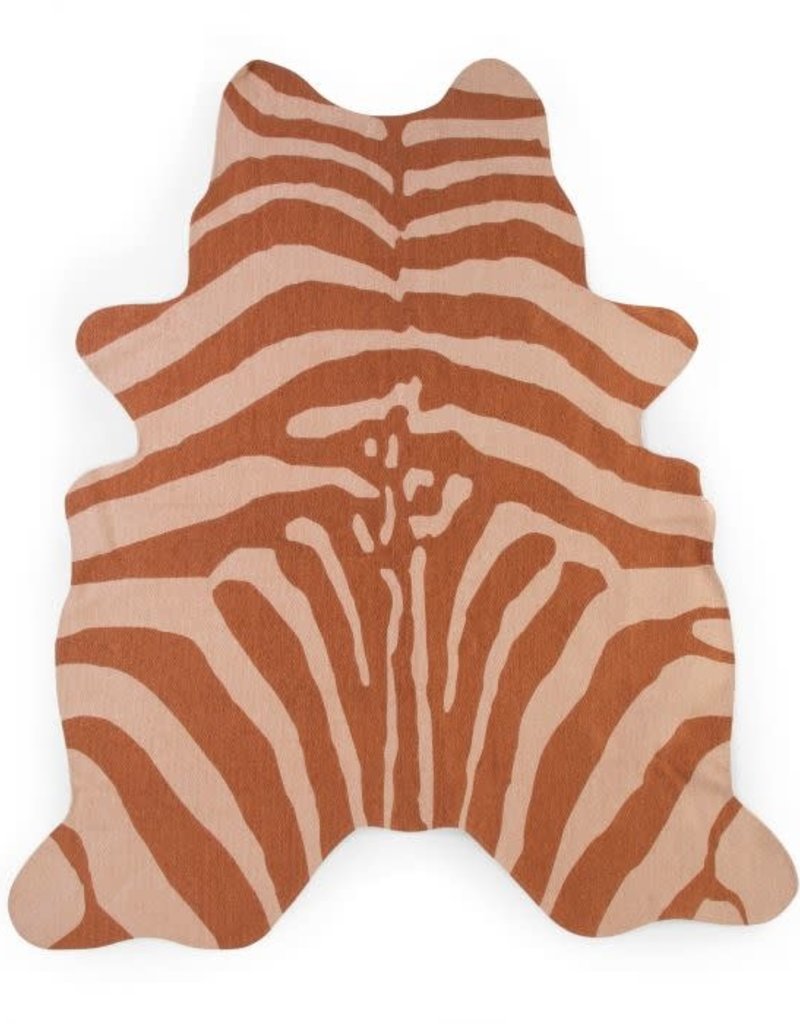 Childhome Kindertapijt Zebra 145x160 Cm - Nude