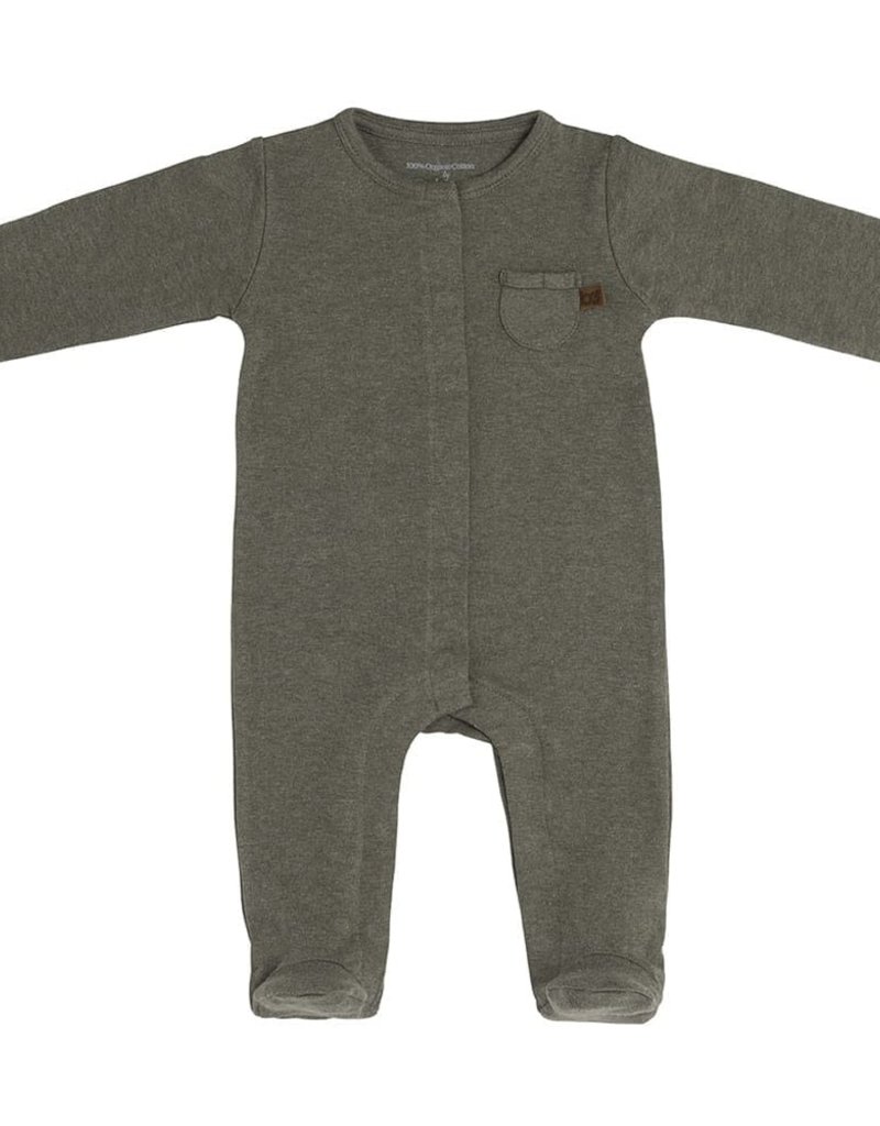 Baby's Only Boxpakje met voetjes Melange khaki