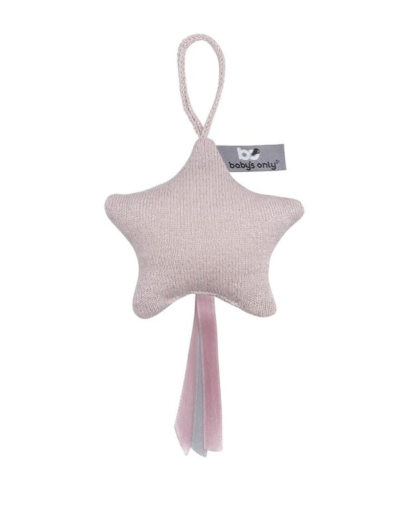 Baby's Only Decoratiester Sparkle zilver-roze mêlee