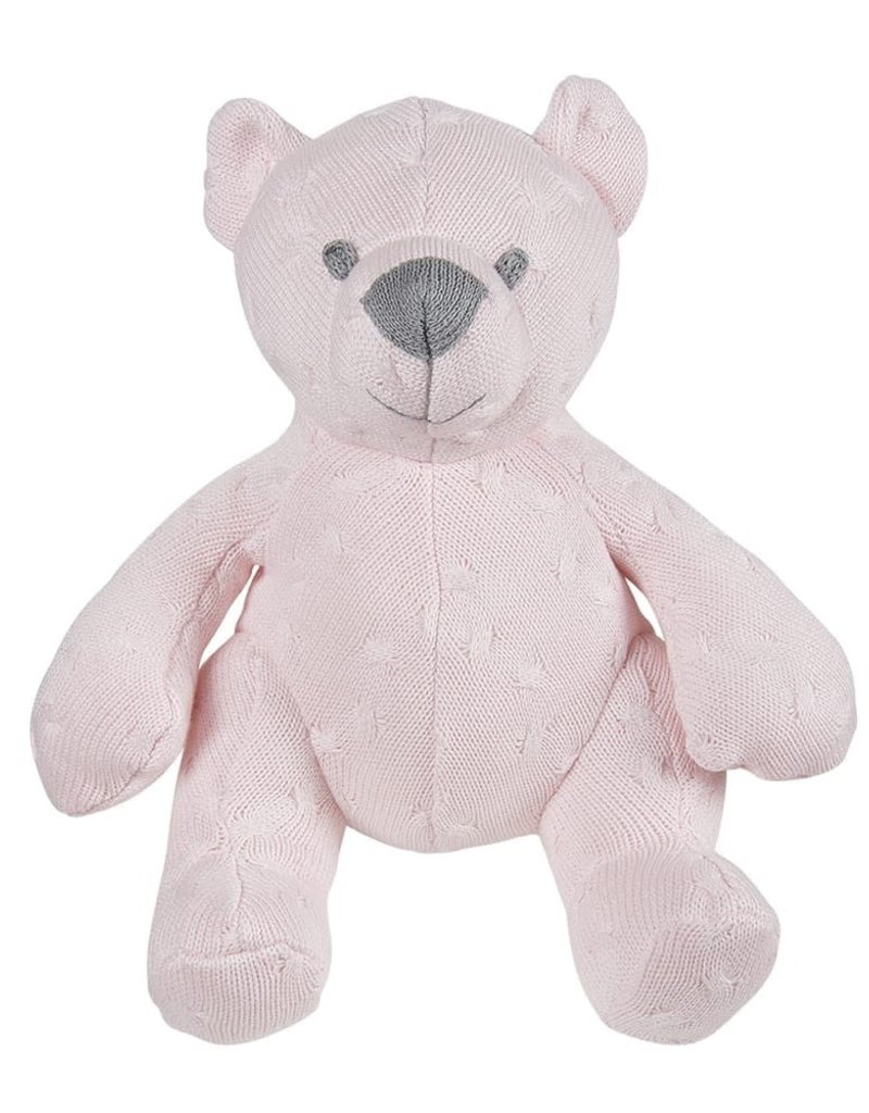 Baby's Only Knuffelbeer Cable classic roze - 35 cm