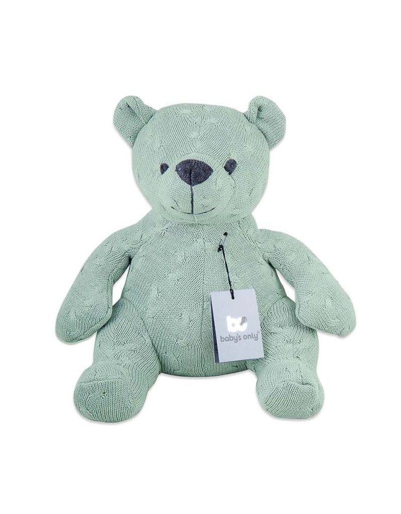 Baby's Only Knuffelbeer Cable mint - 35 cm