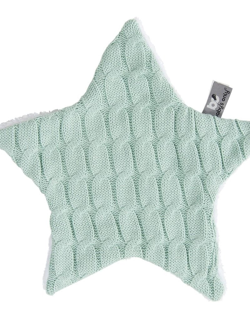 Baby's Only Knuffeldoekje Ster Cable mint